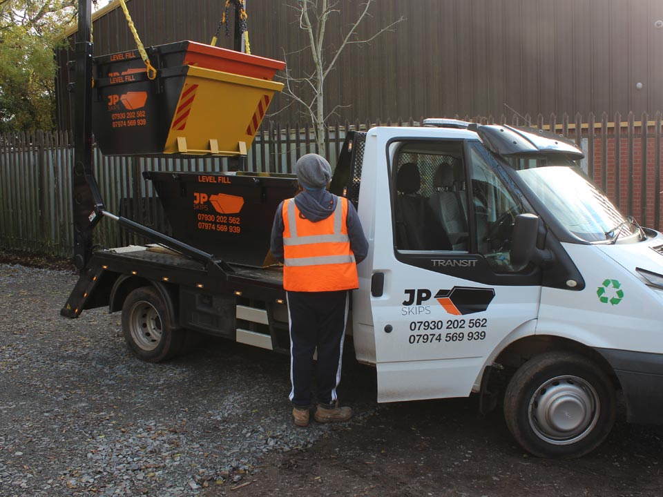 Skip Hire Market Drayton Newport Telford Shropshire JP SKIPS